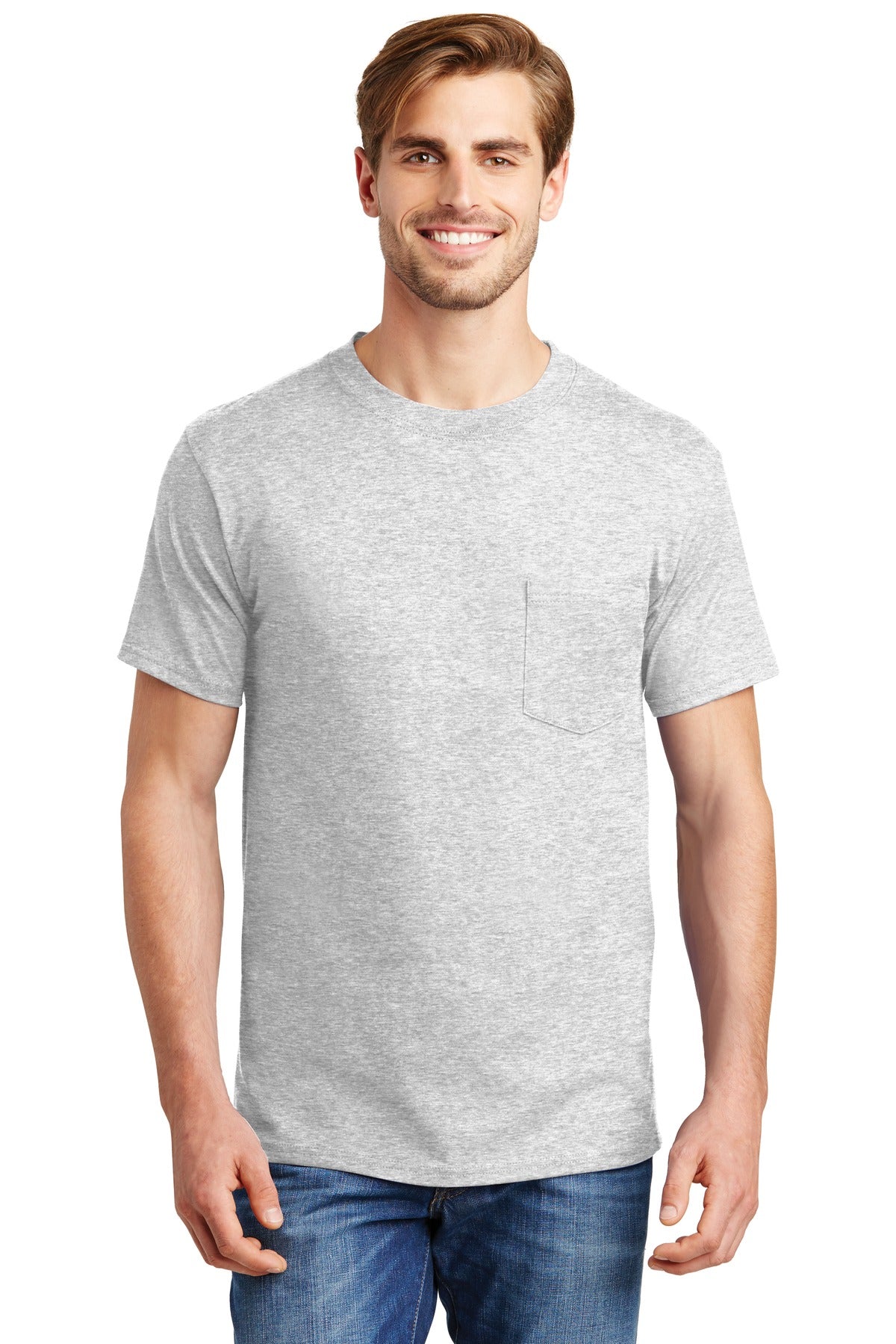 Hanes® Beefy-T® - 100% Cotton T-Shirt with Pocket. 5190 Hanes® Beefy-T® - 100% Cotton T-Shirt with Pocket. 5190