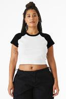 BELLA+CANVAS® Women's Micro Rib Raglan Baby Tee BC1201