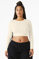 BELLA+CANVAS® Women's Micro Rib Long Sleeve Baby Tee BC1501