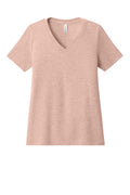BELLA+CANVAS® Women's Relaxed Heather CVC V-Neck Tee BC6405CVC