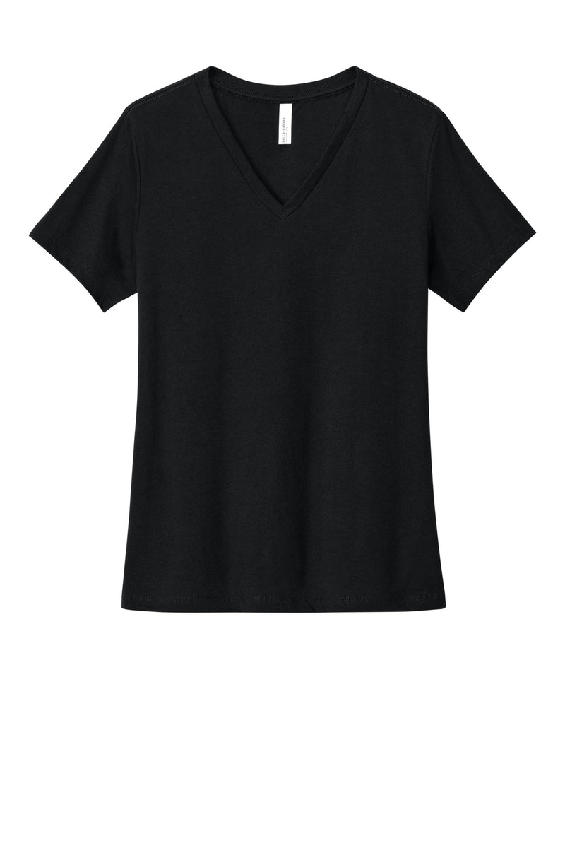 BELLA+CANVAS® Women's Relaxed Heather CVC V-Neck Tee BC6405CVC