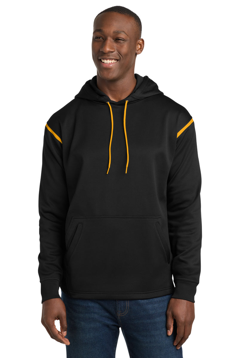 Sport-Tek® Tech Fleece Colorblock Hooded Sweatshirt. F246