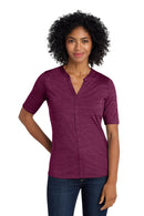 Port Authority ® Women's Stretch Heather Open Neck Top  LK583