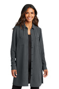 Port Authority® Women's Textured Crepe Long Tunic LW715