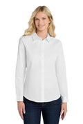Port Authority® Women's Long Sleeve SuperPro React™Twill Shirt. LW808