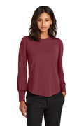Mercer+Mettle® Women's Stretch Jersey Long Sleeve Blouson Top MM1019
