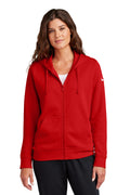 Nike Women's Club Fleece Sleeve Swoosh Full-Zip Hoodie NKFD9890