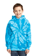 Port & Co™ Youth Tie-Dye Pullover Hooded Sweatshirt. PC146Y