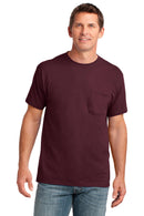 Port & Co™ Core Cotton Pocket Tee. PC54P