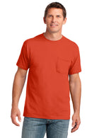 Port & Co™ Core Cotton Pocket Tee. PC54P
