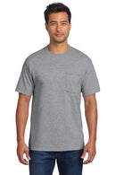Port & Co™ Tall Essential Pocket Tee. PC61PT