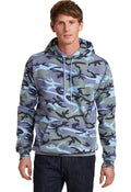 Port & Co™ Core Fleece Camo Pullover Hooded Sweatshirt. PC78HC