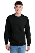 Port & Co™ Core Fleece Crewneck Pocket Sweatshirt PC78PKT