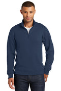 Port & Co™ Fan Favorite Fleece 1/4-Zip Pullover Sweatshirt. PC850Q