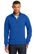 Port & Co™ Fan Favorite Fleece 1/4-Zip Pullover Sweatshirt. PC850Q