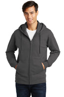 Port & Co™ Fan Favorite Fleece Full-Zip Hooded Sweatshirt. PC850ZH