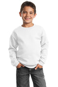 Port & Co™ Youth Core Fleece Crewneck Sweatshirt.  PC90Y