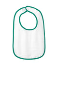 Rabbit Skins™ Infant Contrast Trim Terry Bib. RS1003