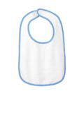 Rabbit Skins™ Infant Contrast Trim Terry Bib. RS1003