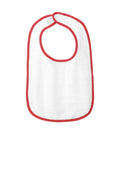 Rabbit Skins™ Infant Contrast Trim Terry Bib. RS1003