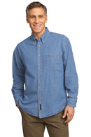 Port & Co™ Long Sleeve Value Denim Shirt. SP10