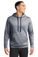 Sport-Tek ® PosiCharge ® Sport-Wick ® Heather Fleece Hooded Pullover. ST264