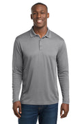 Sport-Tek ® PosiCharge ® RacerMesh ® Long Sleeve Polo. ST640LS