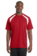 Sport-Tek® Dry Zone® Colorblock Crew. T478