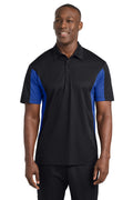 Sport-Tek® Tall Side Blocked Micropique Sport-Wick® Polo. TST655