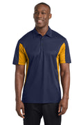 Sport-Tek® Tall Side Blocked Micropique Sport-Wick® Polo. TST655