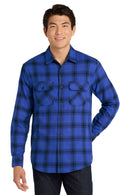 Port Authority® Plaid Flannel Shirt. W668