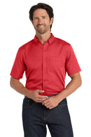 Port Authority® Short Sleeve SuperPro React™ Twill Shirt. W809