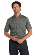 Port Authority® Short Sleeve SuperPro React™ Twill Shirt. W809