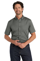 Port Authority® Short Sleeve SuperPro React™ Twill Shirt. W809