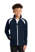 Sport-Tek® Youth Tricot Track Jacket. YST90
