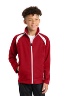 Sport-Tek® Youth Tricot Track Jacket. YST90