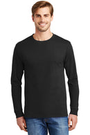 Hanes® - Authentic 100% Cotton Long Sleeve T-Shirt.  5586