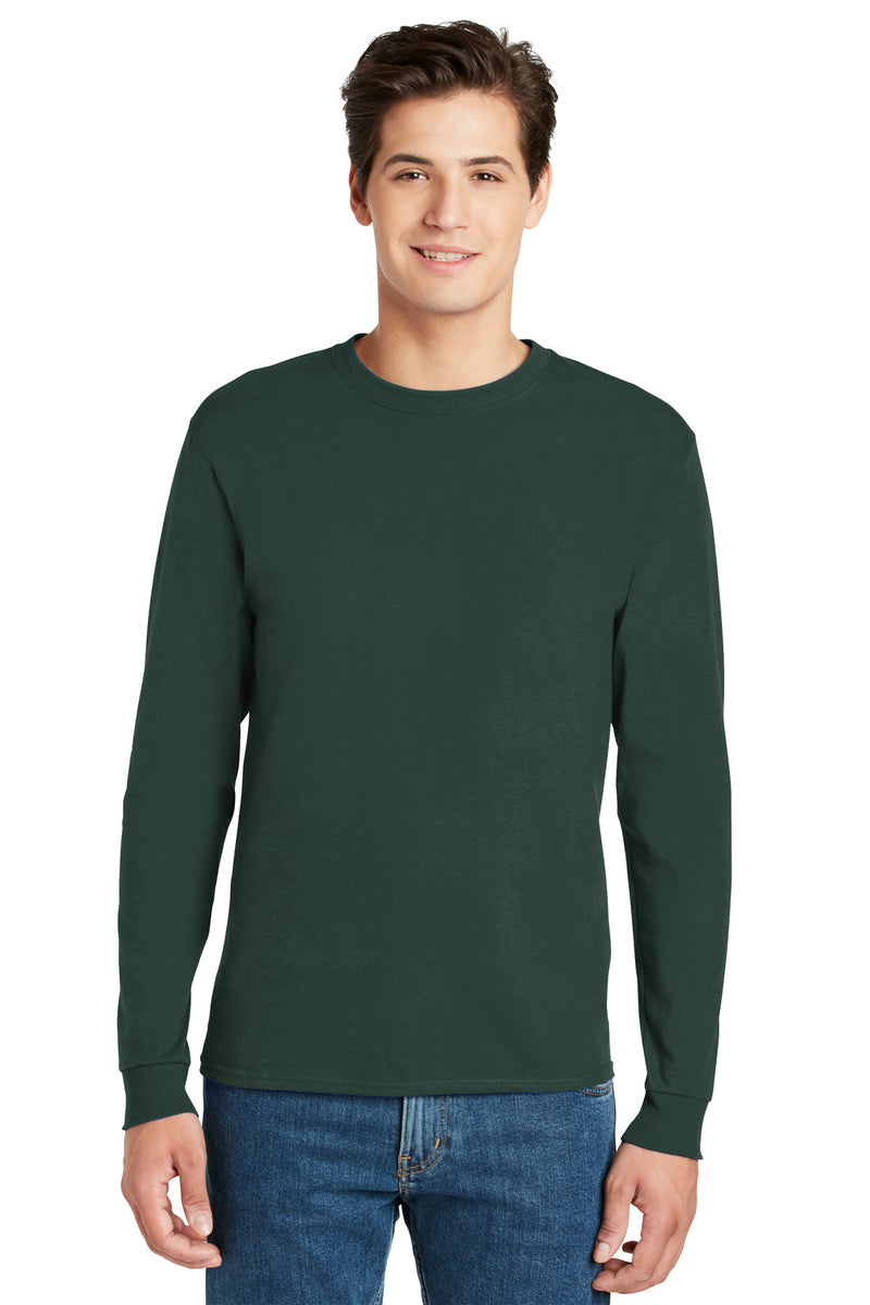 Hanes® - Authentic 100% Cotton Long Sleeve T-Shirt.  5586