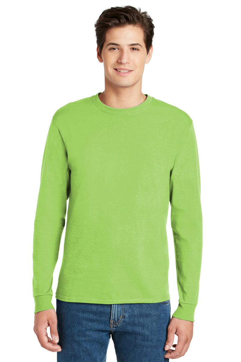 Hanes® - Authentic 100% Cotton Long Sleeve T-Shirt.  5586