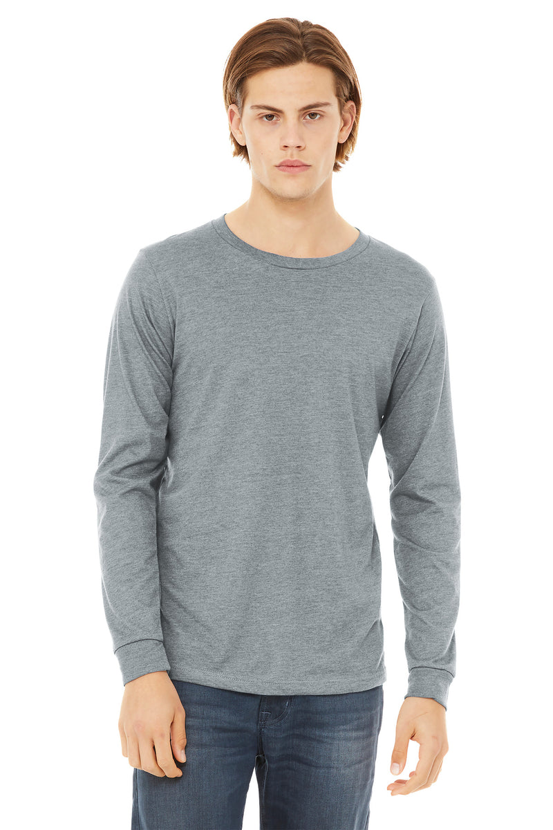 BELLA+CANVAS® Unisex Heather CVC Long Sleeve Tee BC3501CVC