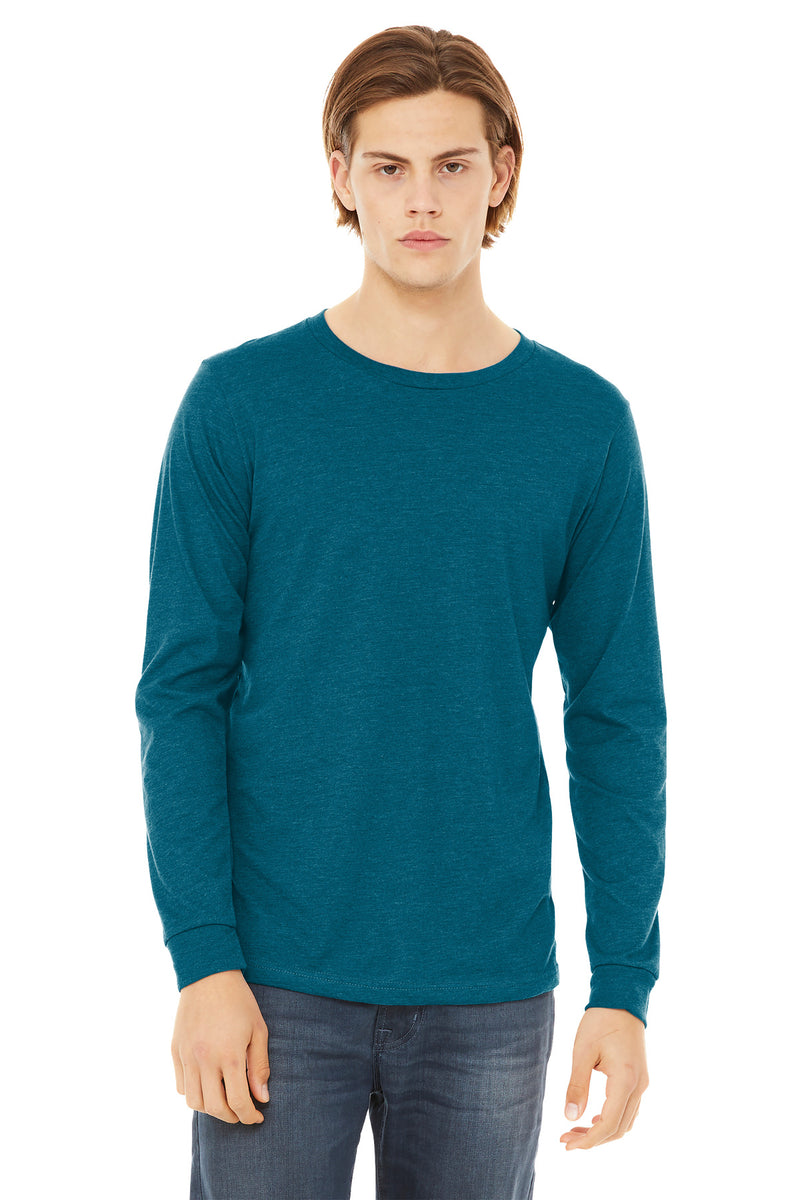 BELLA+CANVAS® Unisex Heather CVC Long Sleeve Tee BC3501CVC