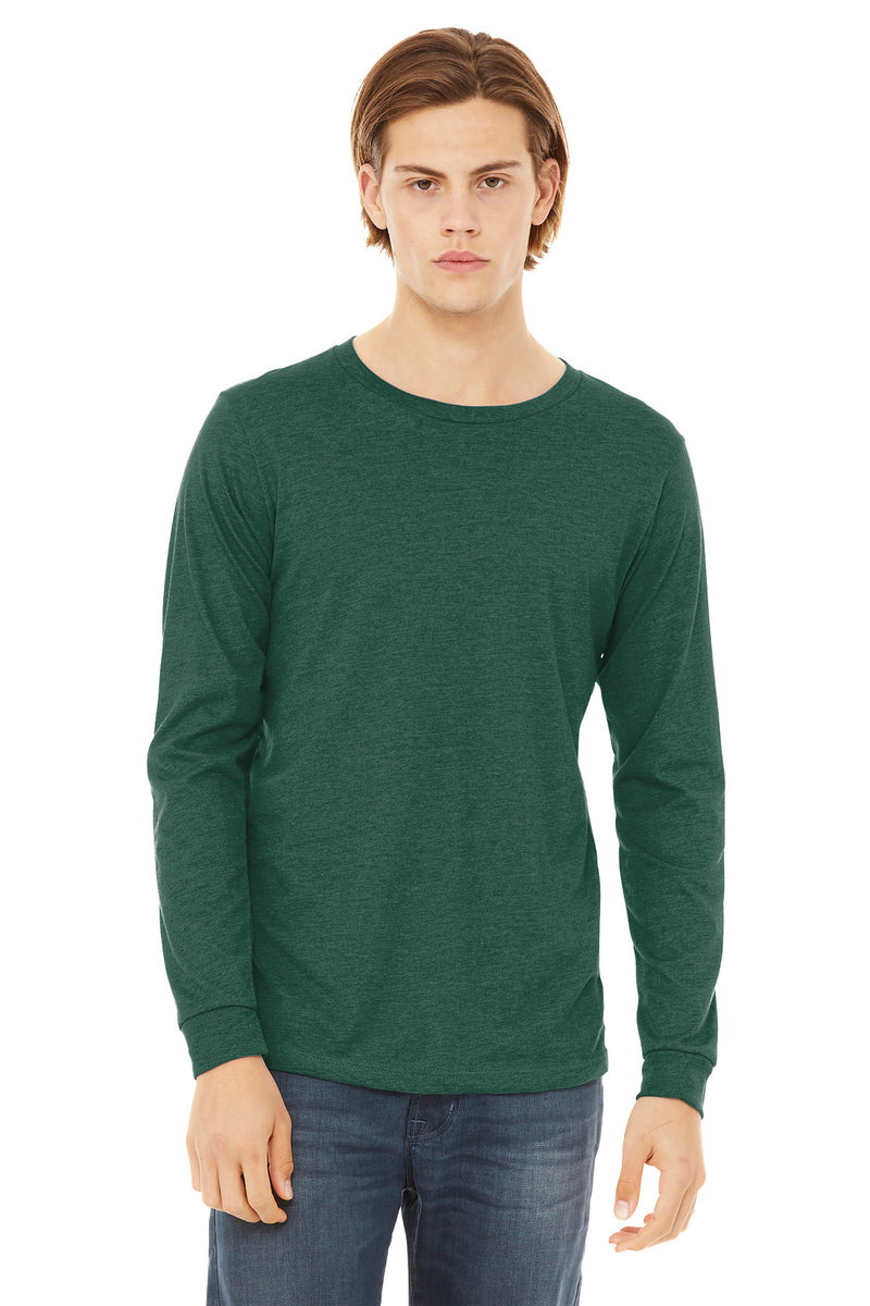 BELLA+CANVAS® Unisex Heather CVC Long Sleeve Tee BC3501CVC