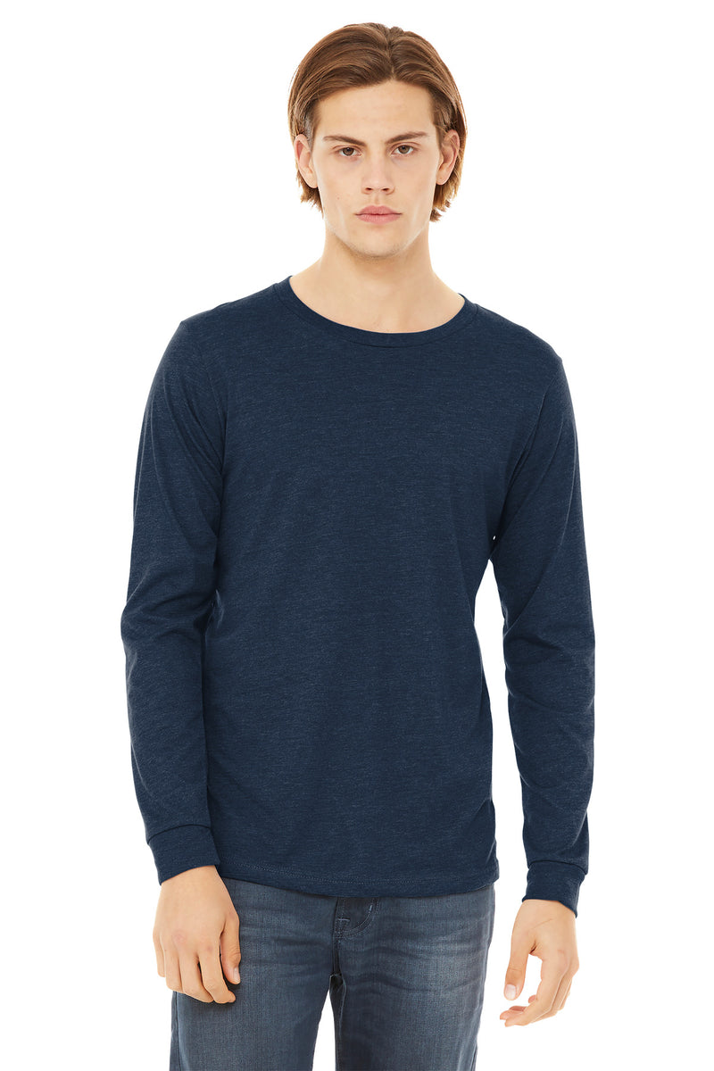 BELLA+CANVAS® Unisex Heather CVC Long Sleeve Tee BC3501CVC