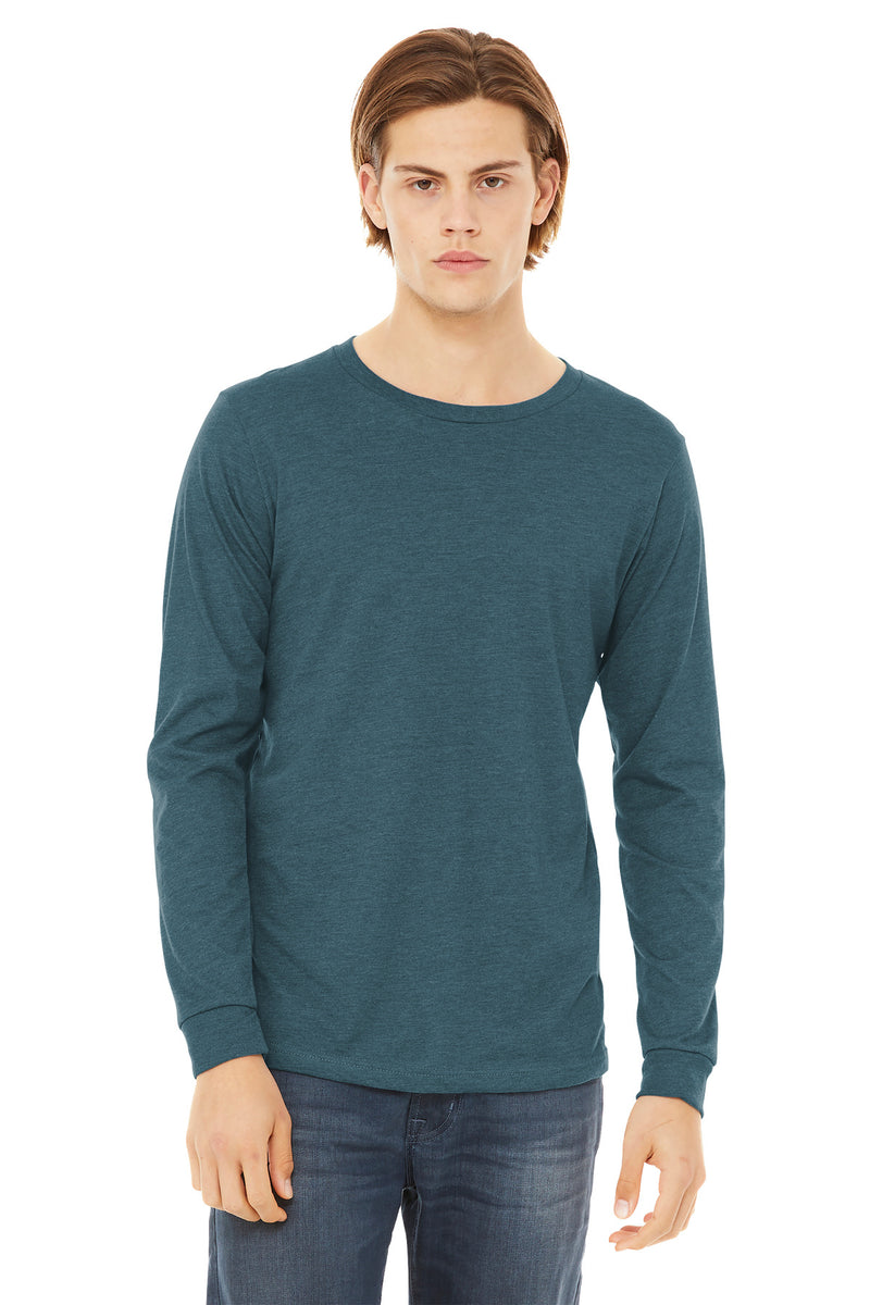 BELLA+CANVAS® Unisex Heather CVC Long Sleeve Tee BC3501CVC