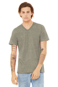 BELLA+CANVAS® Unisex Textured Jersey V-Neck Tee BC3655