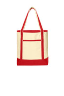 Port Authority® Large Cotton Canvas Tote. BG413