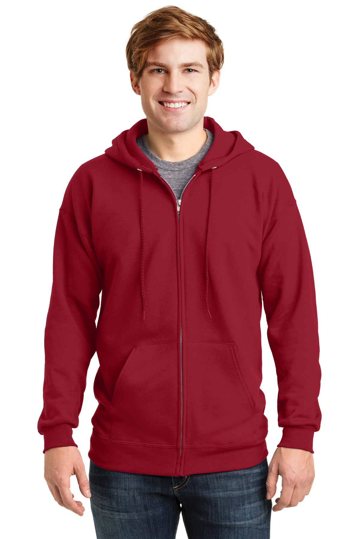 Hanes® Ultimate Cotton® - Full-Zip Hooded Sweatshirt. F283