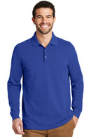 Port Authority® EZCotton® Long Sleeve Polo. K8000LS