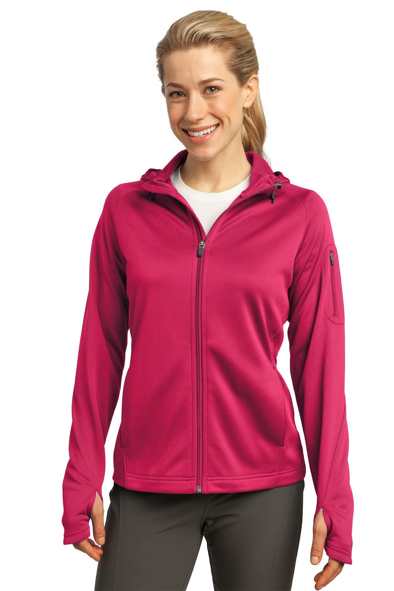 Sport-Tek® Women's Tech Fleece Full-Zip Hooded Jacket. L248