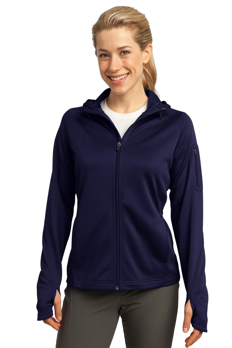Sport-Tek® Women's Tech Fleece Full-Zip Hooded Jacket. L248
